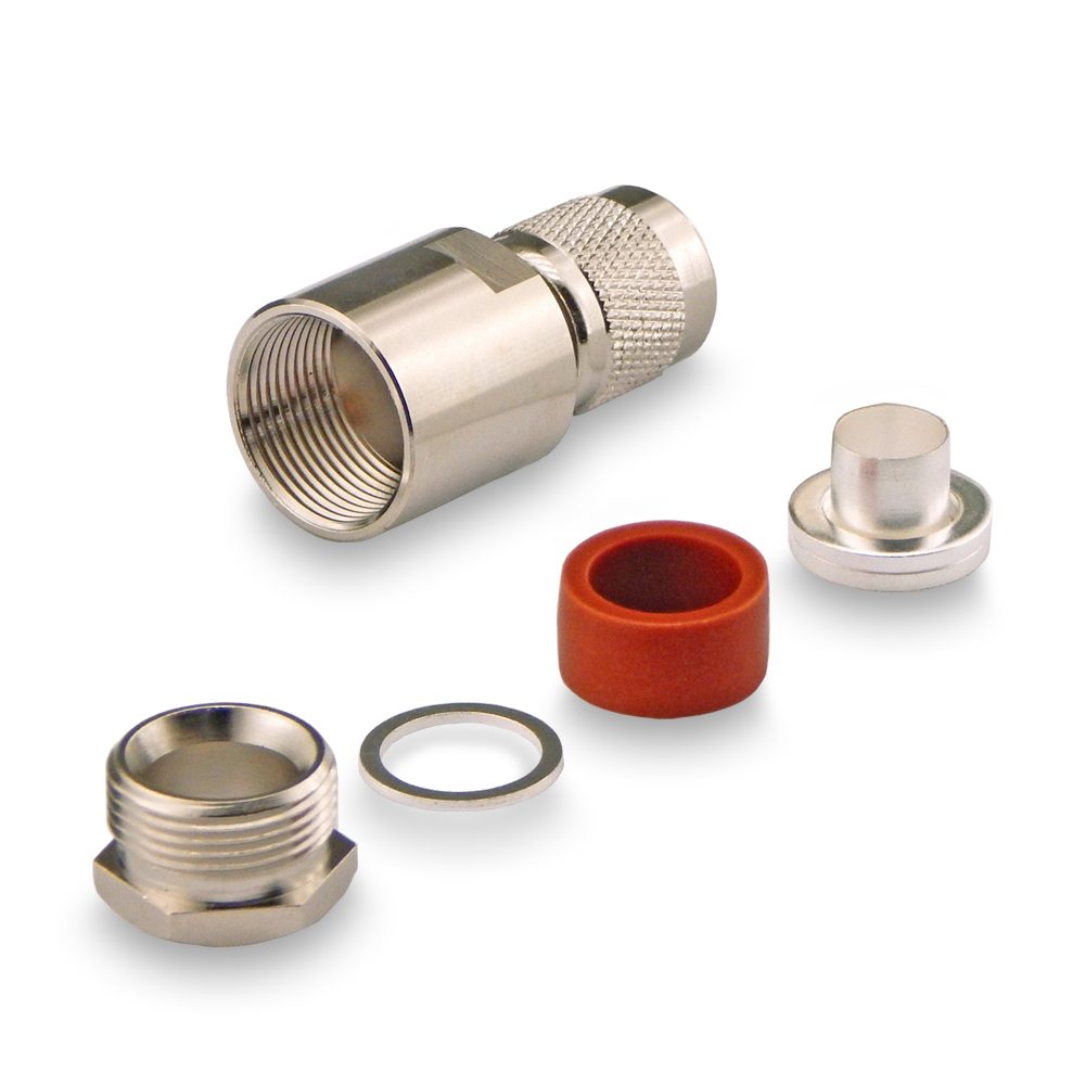 Разъем T-112B TNC(male) на кабели RG-213, LMR-400, RG-8, сборный