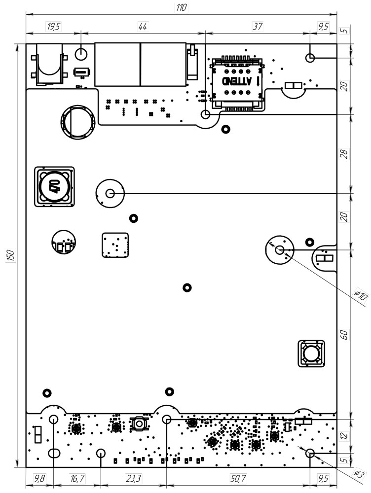 Kroks Rt-Brd m12-G гигабитный роутер с модемом LTE cat.12 для установки в гермобокс