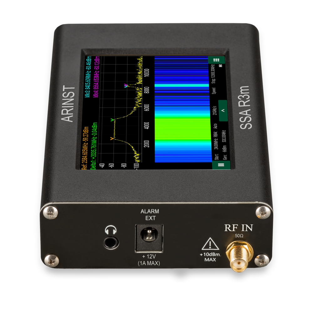 Arinst SSA R3m портативный анализатор спектра, 138МГц - 8,7ГГц