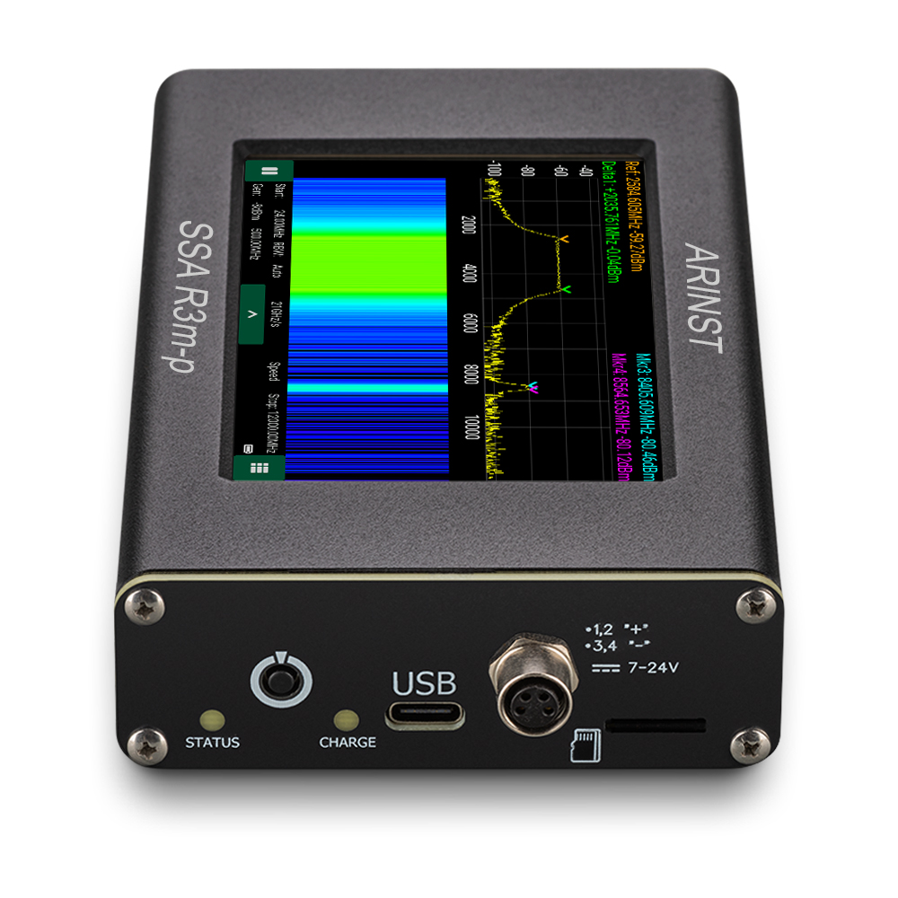 Arinst SSA R3m-p портативный анализатор спектра, 138 МГц - 8,7 ГГц