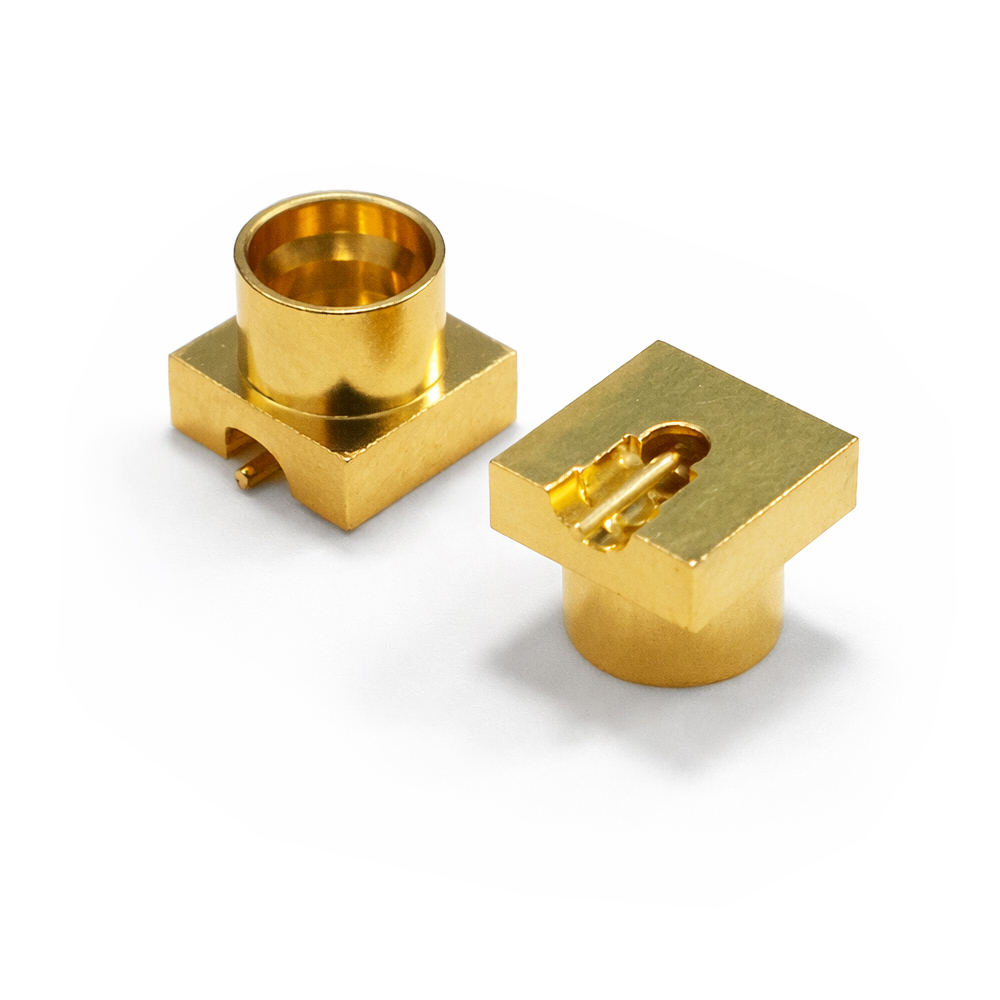 Разъем SМP(male) на плату, угловой, rev.Y