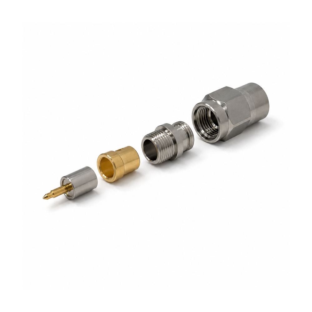 Разъем 2.92mm (male) на армированный кабель, до 40 ГГц, rev.R
